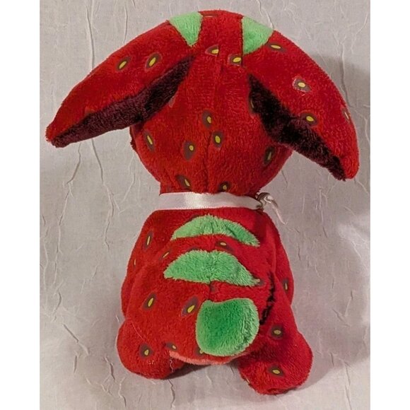 Neopets Strawberry Poogle Plushie Keyquest Stuffed Animal HTF 2008 Jakks 5" Read - Picture 4 of 13